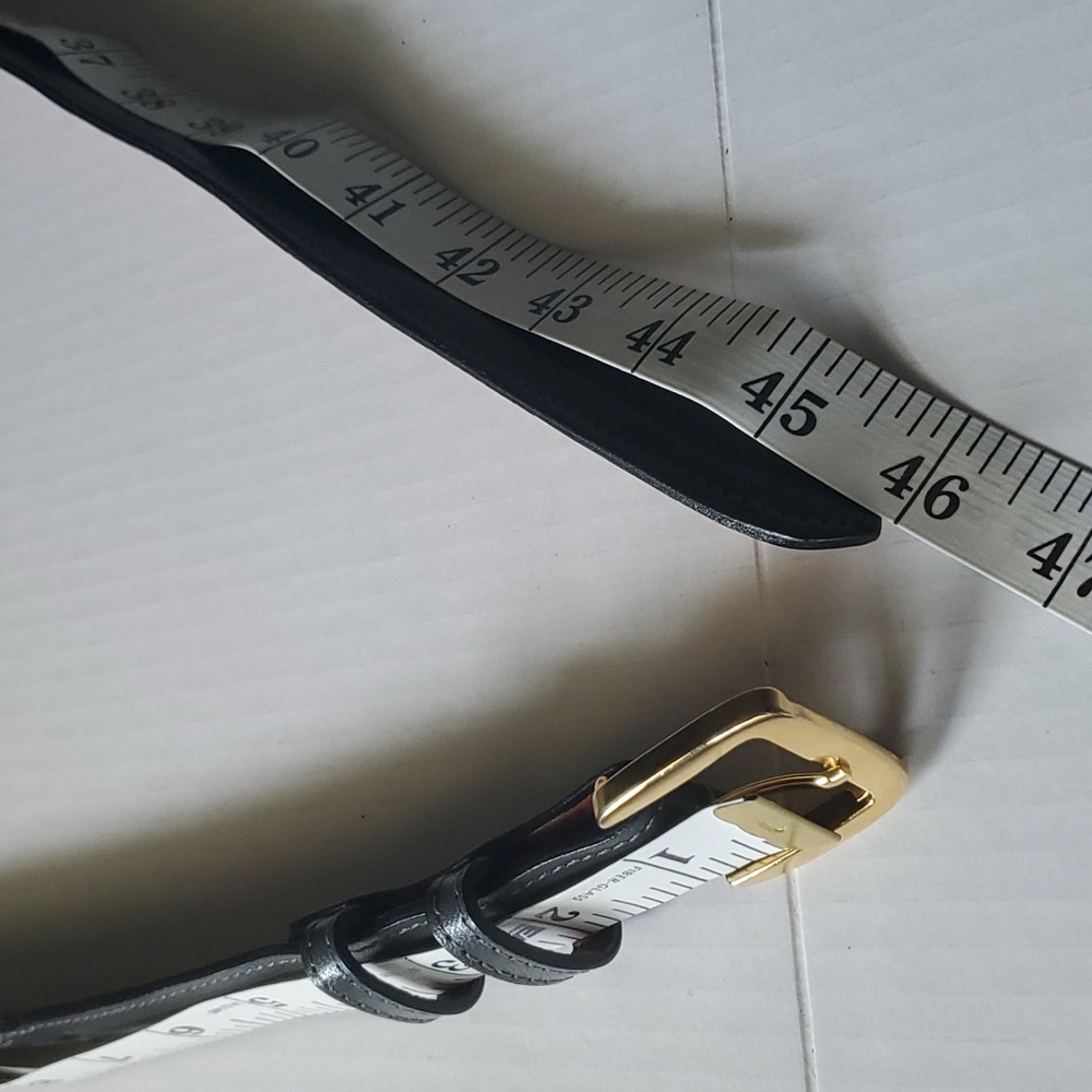 Snakeskin Genuine Leather Belt  sz 38 - Picture 7 of 13